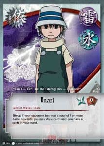 Inari C-001 Naruto trading card