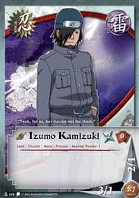 Izumo Kozuki N-049 Naruto trading card