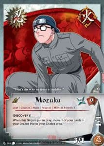 Mozuku N-074 Naruto trading card