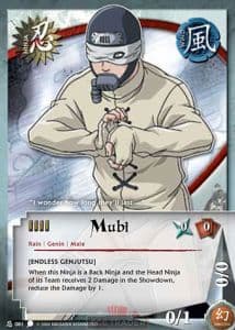 Mubi N-081 Naruto trading card