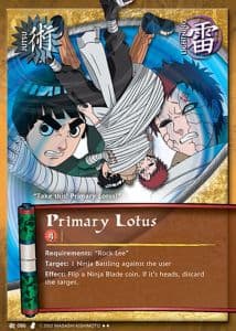 Primary Lotus J-086 Naruto trading card