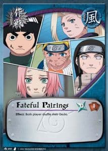 Fateful Pairings M-097 Naruto trading card