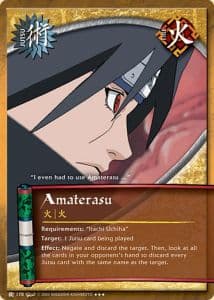 Amaterasu J-178 Naruto trading card
