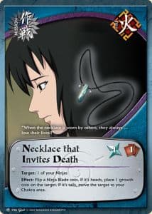 Necklace that Invites Death M-196 Naruto trading card