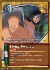 Flying Swallow J-US041 Naruto trading card