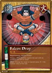 Falcon Drop J-280 Naruto trading card
