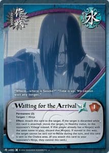 Waiting for the Arrival M-US082 Naruto trading card