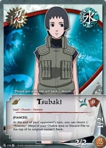 Tsubaki N-336 Naruto trading card