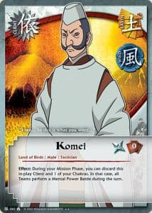 Komei C-041 Naruto trading card