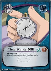 Time Stands Still M-US089 Naruto trading card