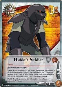 Haido's Soldier N-US095 Naruto trading card