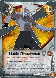Haido (Transformed) N-US100 Naruto trading card