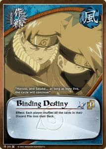 Binding Destiny M-351 Naruto trading card