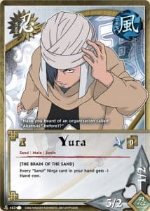 Yura N-463 Naruto trading card