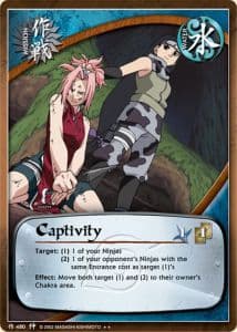 Captivity M-480 Naruto trading card