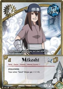 Mikoshi N-603 Naruto trading card