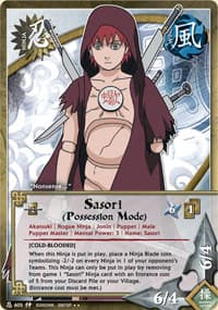 Sasori (Possession Mode) N-605 Naruto trading card