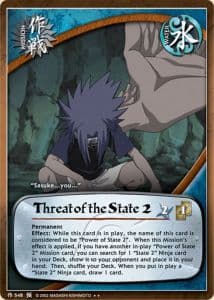 Threat of the State 2 M-548 Naruto trading card