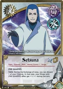 Setsuna N-648 Naruto trading card