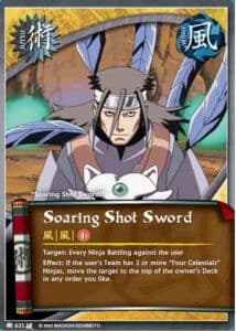 Soaring Shot Sword J-632 Naruto trading card