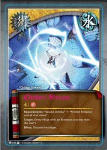 Chidori Stream J-635 Naruto trading card