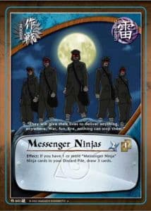 Messenger Ninjas M-567 Naruto trading card