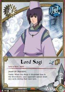 Lord Sagi N-759 Naruto trading card