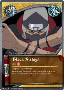 Black Strings J-654 Naruto trading card