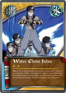 Water Clone Jutsu J-658 Naruto trading card