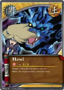 Howl J-659 Naruto trading card