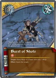 Burst of Shots J-693 Naruto trading card