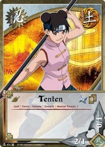 Tenten N-791 Naruto trading card