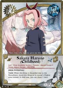 Sakura Haruno (Childhood) N-809 Naruto trading card