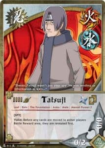 Tatsuji N-825 Naruto trading card
