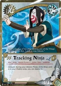 Tracking Ninja N-847 Naruto trading card