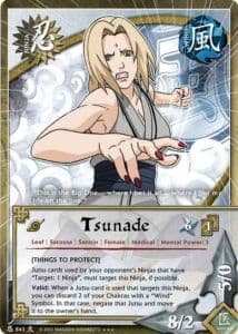 Tsunade N-856 Naruto trading card