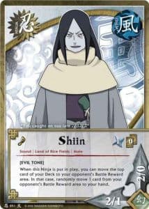 Shiin N-864 Naruto trading card