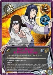 Neji Hyuga & Hinata Hyuga N-892 Naruto trading card