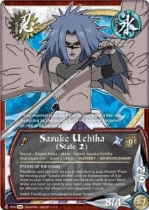 Sasuke Uchiha (State 2) N-931 Naruto trading card
