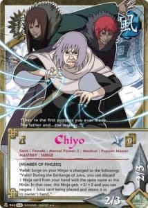 Chiyo N-939 Naruto trading card
