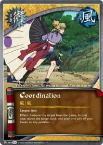 Coordination J-763 Naruto trading card