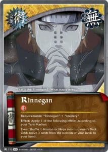 Rinnegan J-766 Naruto trading card