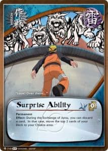 Surprise Ability M-669 Naruto trading card