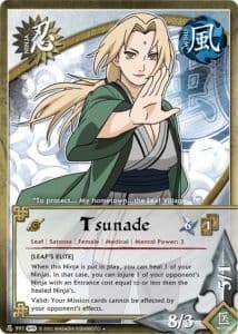 Tsunade N-1001 Naruto trading card