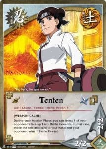 Tenten N-958 Naruto trading card