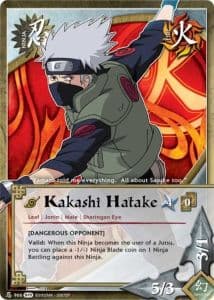 Kakashi Hatake N-970 Naruto trading card