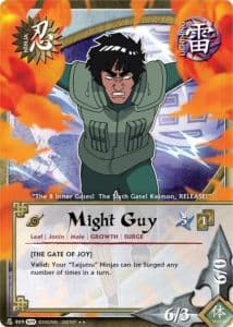Might Guy N-973 Naruto trading card