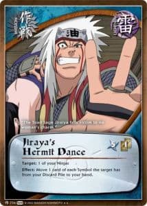 Jiraya's Hermit Dance M-693 Naruto trading card