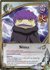 Shima N-1031 Naruto trading card