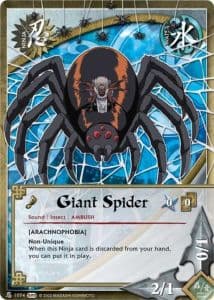 Giant Spider N-1041 Naruto trading card